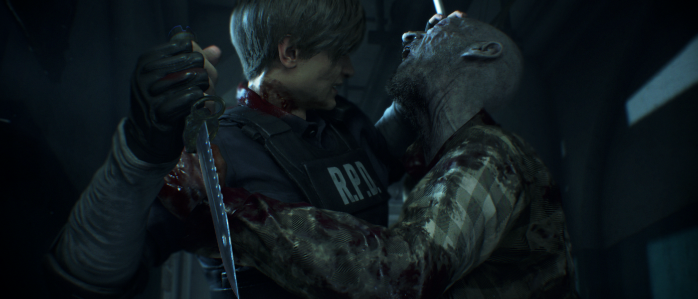 resident evil 2 screenshot gameplay image video e3 2018 leon kennedy new remake claire redfield racoon city zombie gore survival horror retro