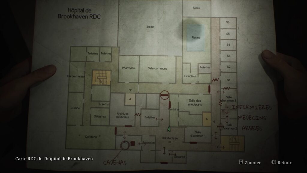 silent hill 2 remake soluce guide solution hopital brookhaven cle enigme boite puzzle 