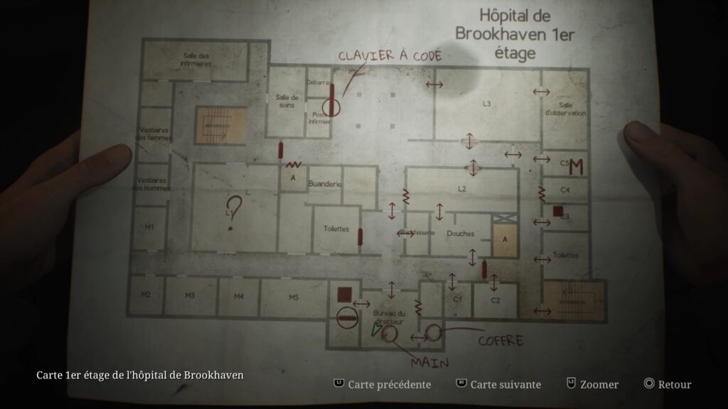 silent hill 2 remake soluce guide solution hopital brookhaven cle enigme boite puzzle coffre-fort