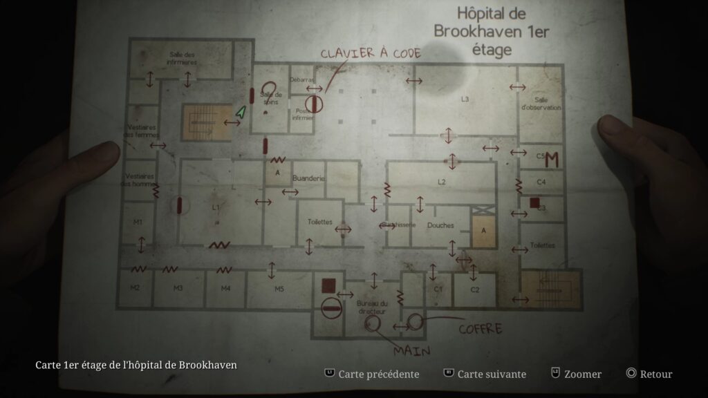 silent hill 2 remake soluce guide solution hopital brookhaven cle enigme boite puzzle coffre-fort