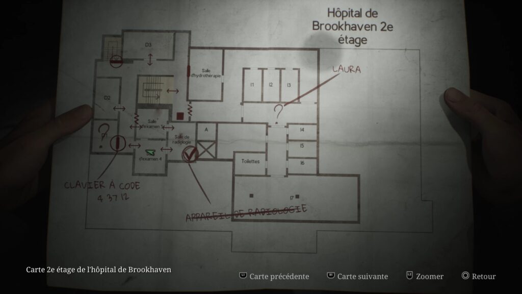 silent hill 2 remake soluce guide solution hopital brookhaven cle enigme boite puzzle coffre-fort